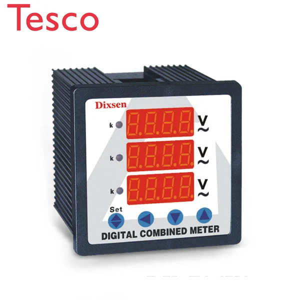 Three-Phase 3 Phase LCD Digital Voltage Electronic Panel Meter