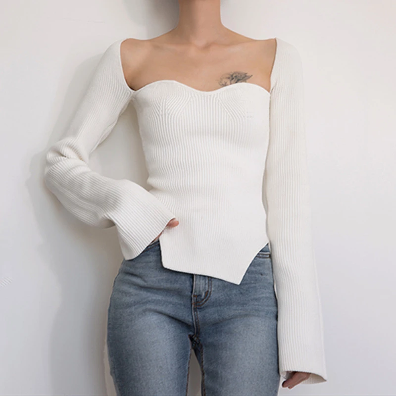 side slit sweater