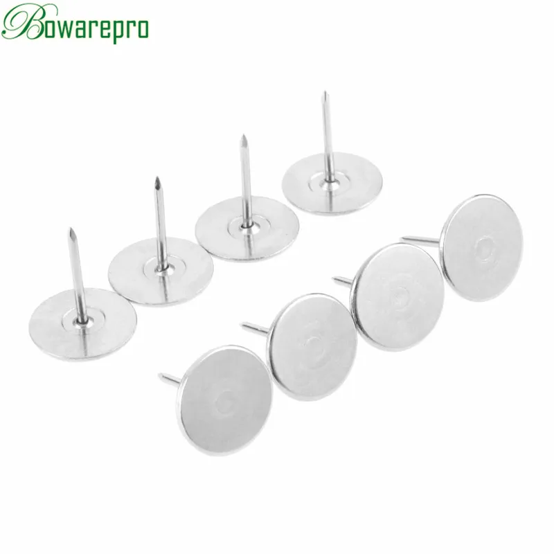 Upholstery Nail bowarepro 20Pcs Decorative Nails Tacks Jewelry Gift Case Box Door Sofa Furniture Decorative Tachas Stud Pushpin 15x18MM