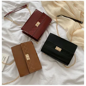 

Women Messenger Bags Fashion High Quality Pu Leather Female Handbags Crack Hasp Shoulder Bags Luxury Ladies Crossbody Bag 2020