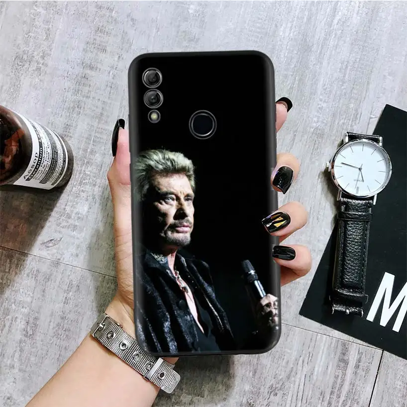 BA177-9 Джонни Холлидей музыка черная крышка чехол для телефона для huawei Y9 Y5 Y6 Y7 Honor 10 9 Lite 9X8X8 S 8A фотоаппаратов моментальной печати 7S 7A 10i 20i V20 Coque Кепки - Цвет: BA177-9