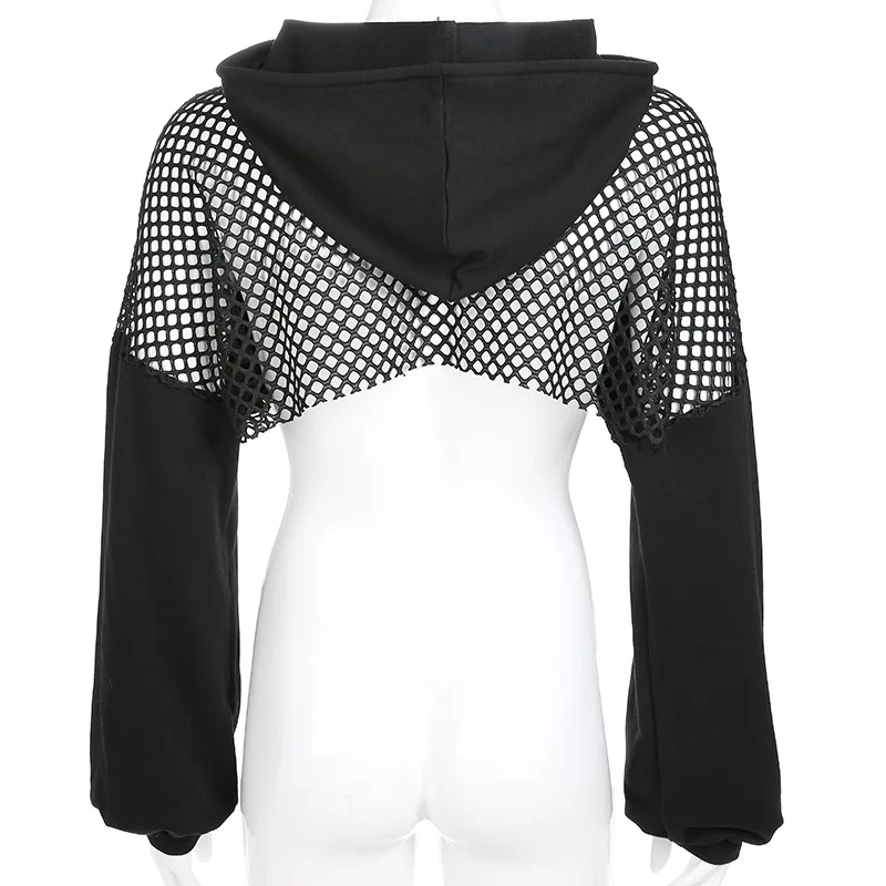 TWOTWINSTYLE Vintage Patchwork Mesh Shirt Female
