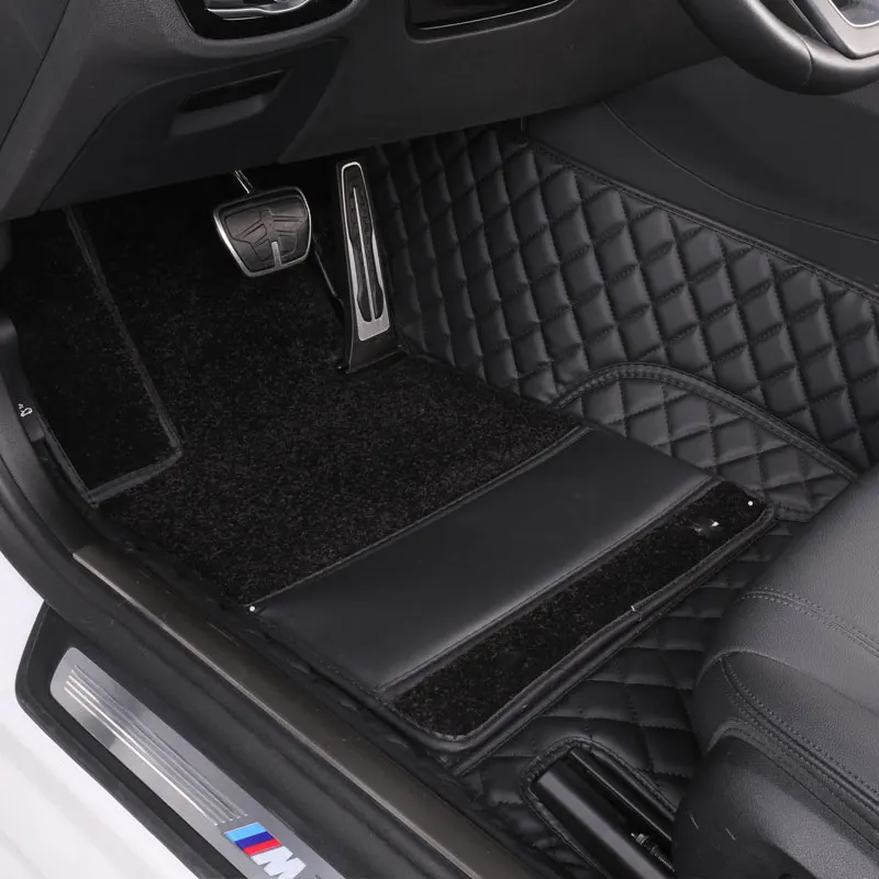 Пользовательские автомобильные коврики кожа Водонепроницаемый для Audi A1 A3 A4 A4L A5 A6