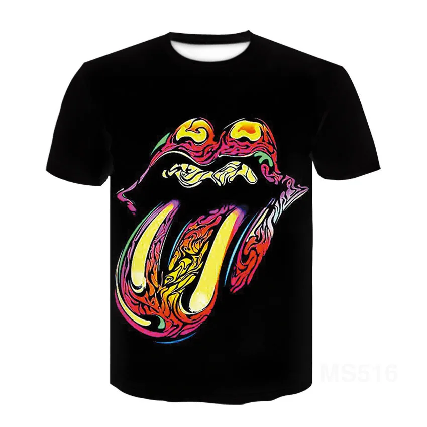 

New 3D summer casual shirt trend men's digital printing short-sleeved T-shirt