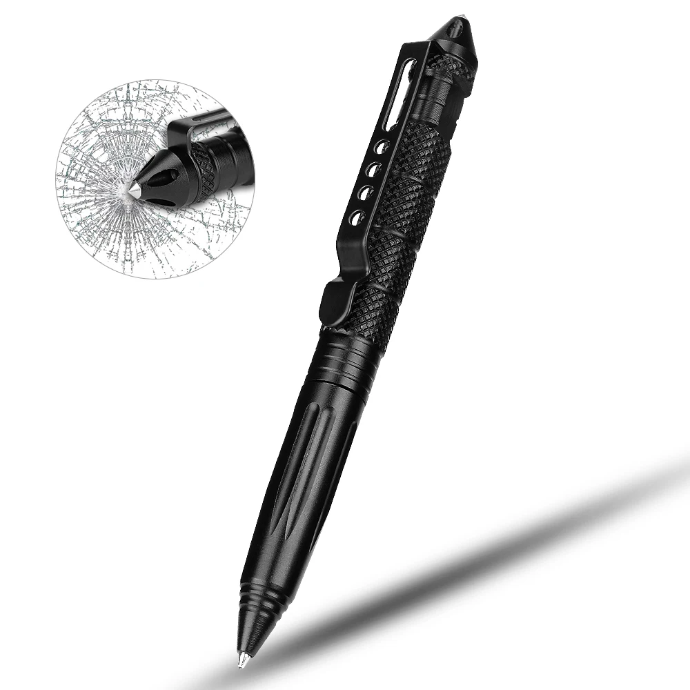 Tactical Pen Glass Breaker Self Defense Aluminum Emergency Survival Tools