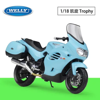 

1:18 WELLY Motorcycle 2002 TRIUMPH Trophy Metal Diecast Alloy Model Toys Gift