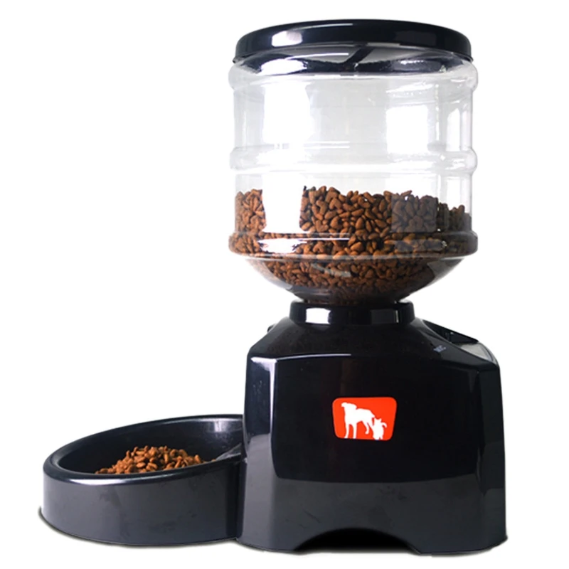 5.5 Liter Electronic Intelligent Feeder Automatic Food Dispenser with LCD Display Timing Pet Feeder