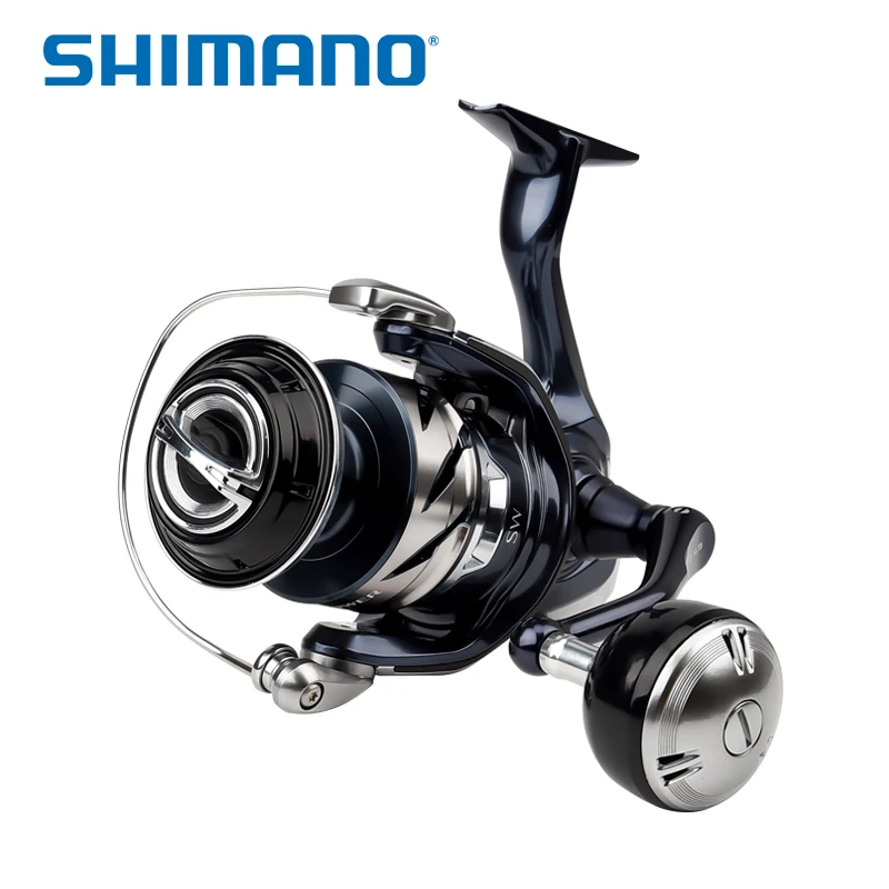 SHIMANO-carrete giratorio de agua salada, rueda de pesca TWIN
