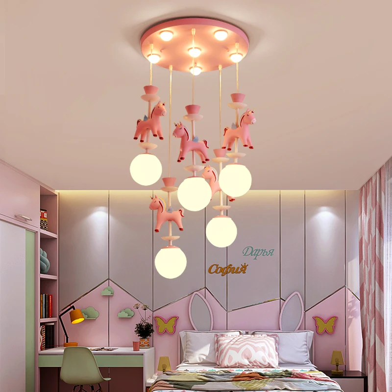 Lustre Moderno Minimalista Para Sala De Estar Criancas Meninos Meninas Princesa Quarto Lampada Iluminacao De Quarto De Bebe Luzes De Pendentes Aliexpress