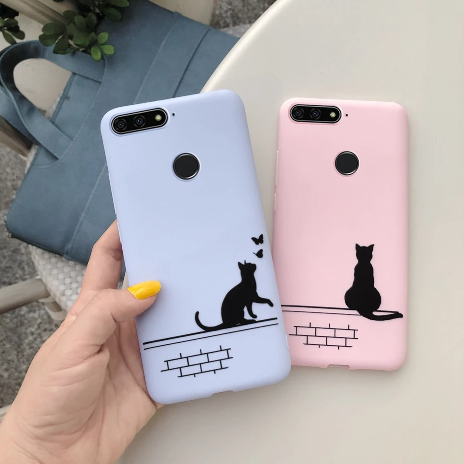 Чехол для телефона huawei Y6 Prime 2018 чехол 5 7 дюйма задняя крышка мягкий защитный