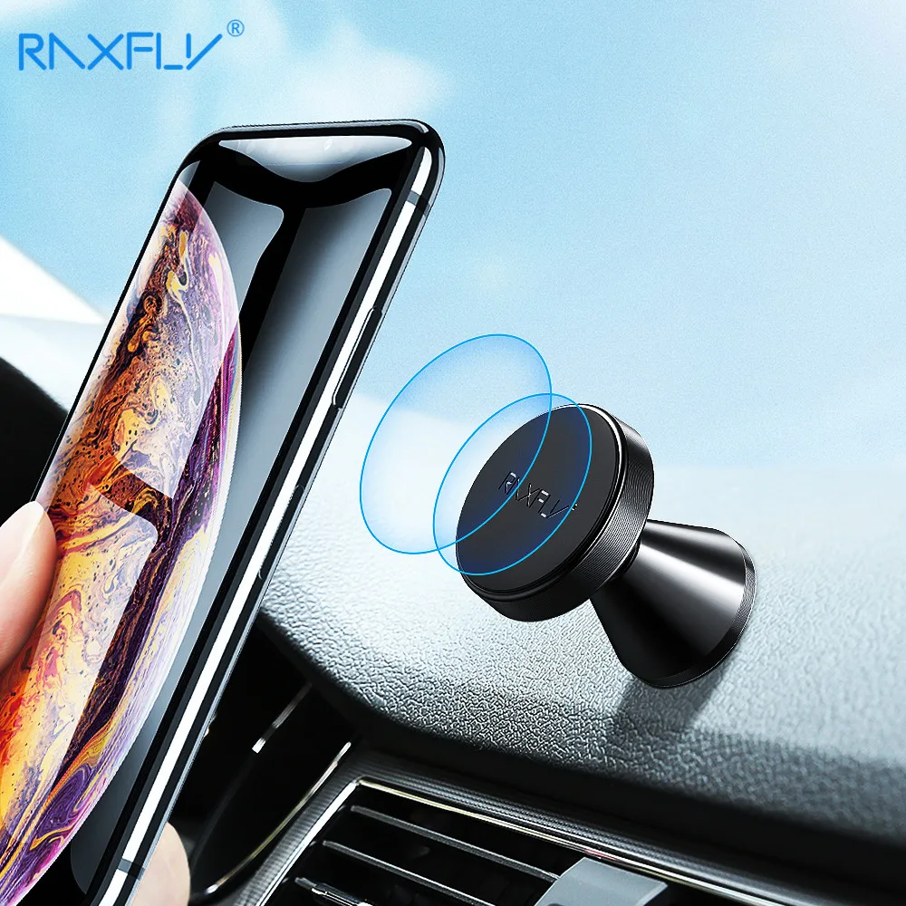 RAXFLY MINI Auto Telefon Halter Magnetische Halterung Für iPhone Samsung Xiaomi 360 Rotation Naviga