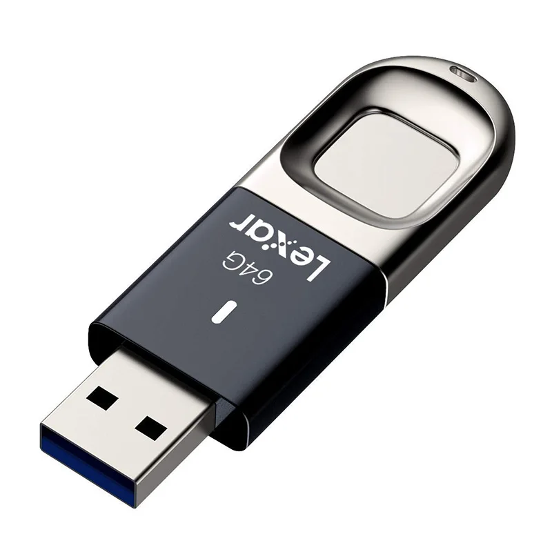 Lexar флеш-накопитель usb 3,0 64 Гб Распознавание отпечатков пальцев Флешка animado Memory stick F35 Флешка memoria cle usb диск на ключ