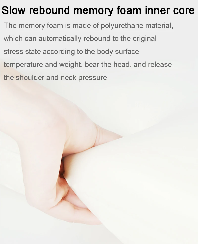 Ортопедическая подушка с эффектом памяти для шеи и защиты из пены сна забота о