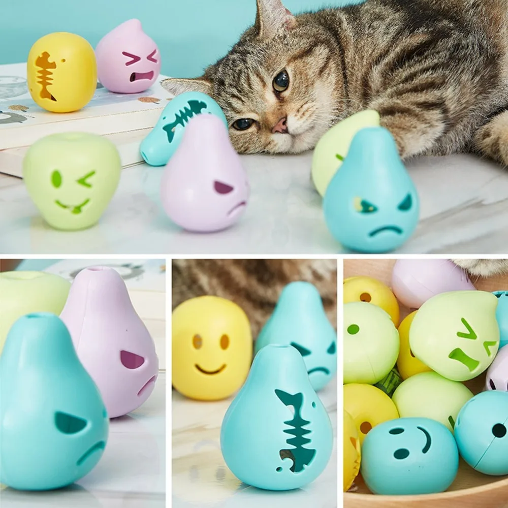 ПВХ Кот колокольчик мячики игрушки для кошек Pet звук игры жевательные игрушки Смешные интерактивные красочные игры мяч игрушки кошка кошачья мята товары для домашних животных