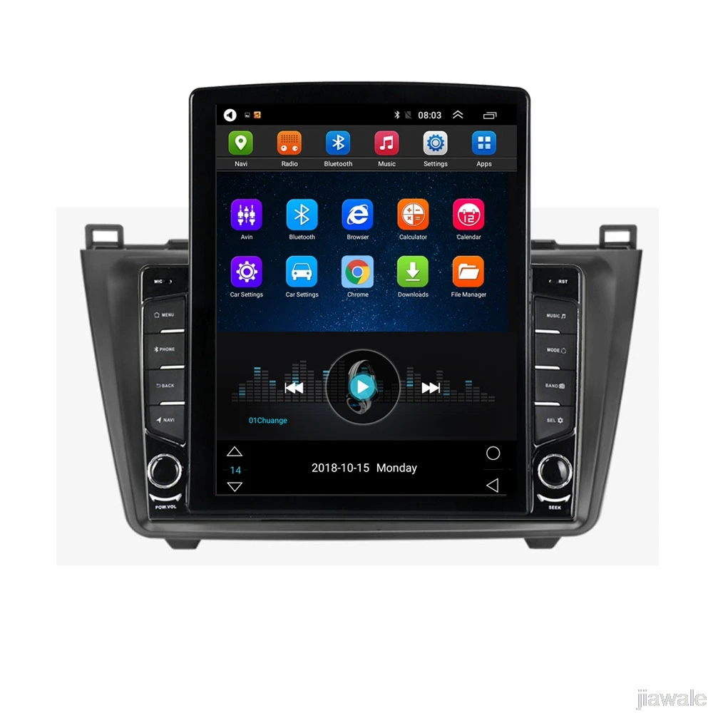 9 7 &quot8-ядерный Тесла стиль вертикальный экран Android 10 автомобиля GPS стерео