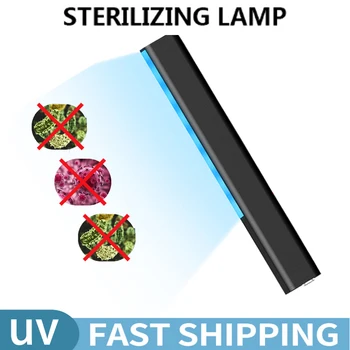

New Portable UV Sterilizer Light Stick Handheld Rechargeable Large Capacity Long-lasting Ultraviolet Lamps Aluminum Alloy