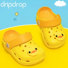 DRIPDROP Детские кроксы | Пляжные сандалии | Летние сабо | Детские тапочки | Детская летняя обувь | Детские сандалики