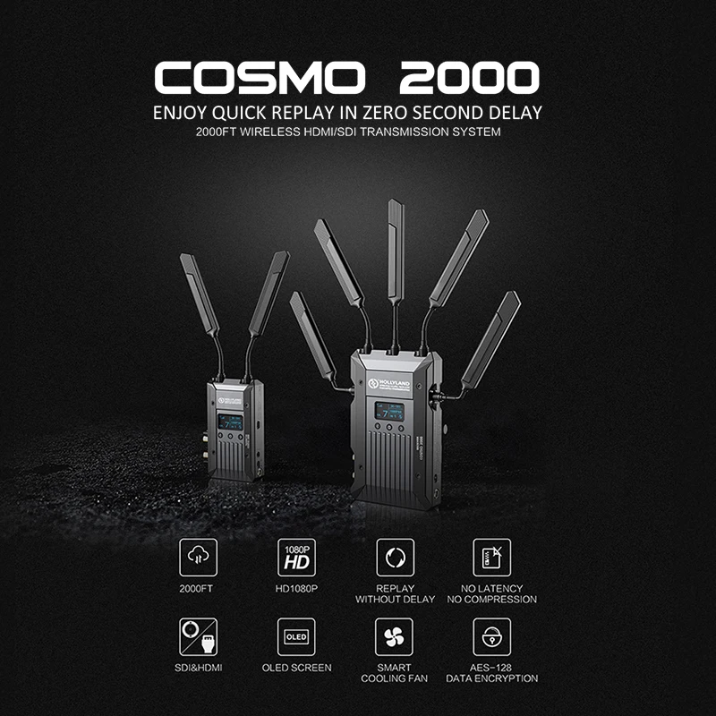 Hollyland COSMO 2000 2000ft 1080P беспроводной HD видео передатчик приемник беспроводной HDMI SDI система передачи