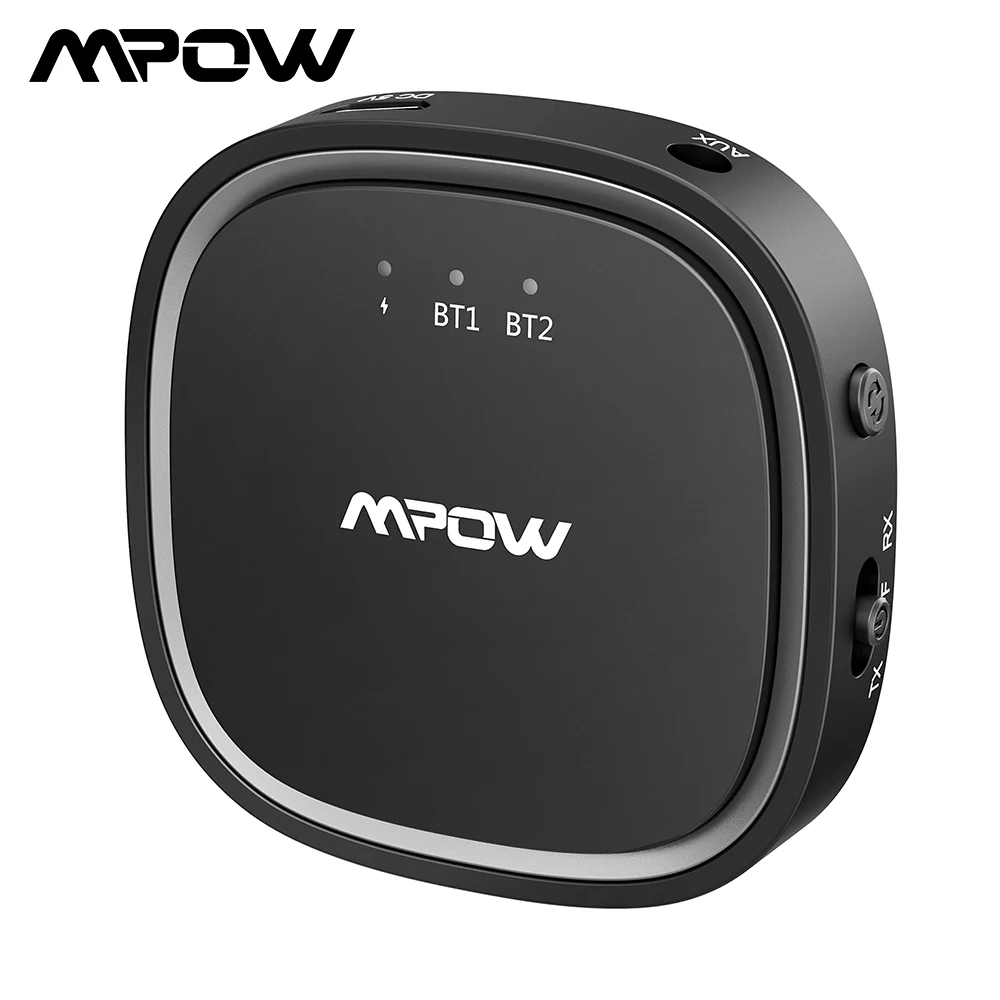Mpow Bluetooth 5 0 приемник передатчик APTX/APTX LL/APTX HD беспроводной адаптер с 3 мм AUX кабелем