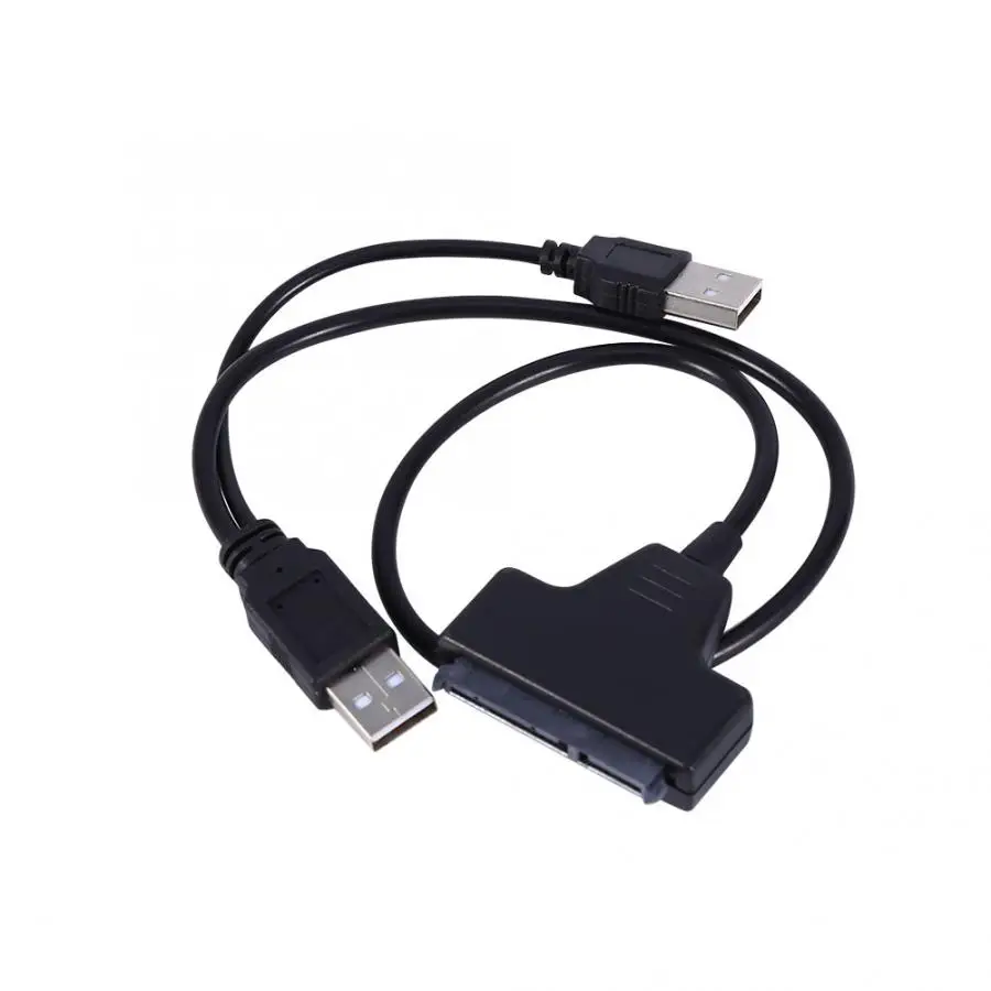 Walfront USB 2 0 для SATA 7 + 15pin 22Pin портативный Кабель-адаптер 5-дюймового HDD SSD внутренних