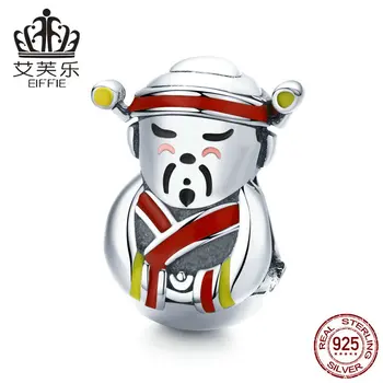 

The God of Wealth DIY Accessories Letter Beads for Jewelry Making Fit PANDORA Charms 925 Silver Original Bracelet
