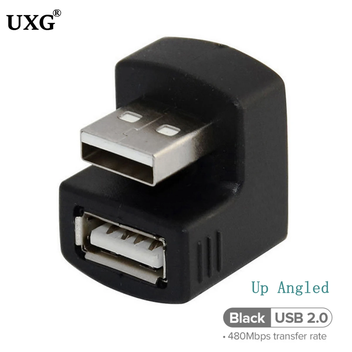 180° Angled U-Shape USB Adapter, 5Gbps USB 3.0/2.0 TYPE-C Male to Female Extension Connector, 10Gbps Transfer Speed Description Image.This Product Can Be Found With The Tag Names Angle usb 30 adapter connector, Angled adapter usb female, Type usb extension cable angled male female