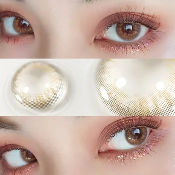 

2pcs NEW Arrival Colored Contact Lenses Eye Color Cosmetic Lens Comfortable for Eyes Colorful Cosmetics Natural Looking Makeup