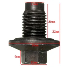 Vis de bouchon de carter de vidange d'huile M14 x 1.5mm pour Ford/Fusion/Focus/Max/Fiesta pour Galaxy