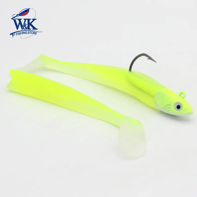 17g Soft Lure JIG SET with 8cm Swimbait and 12g JIG Head Swimbait Boat  Fishing Lure Colorful PVC Bait