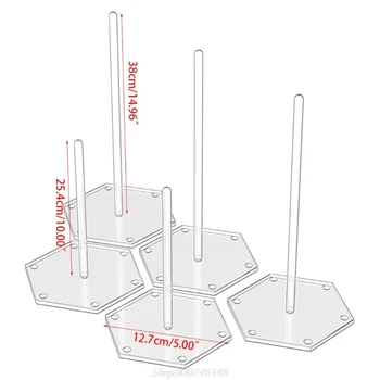 

Transparent Acrylic Donut-s Stands Clear Bagels Holder Doughnuts Dessert Stand Table for Wedding Birthday Party Au13 20 Dropship