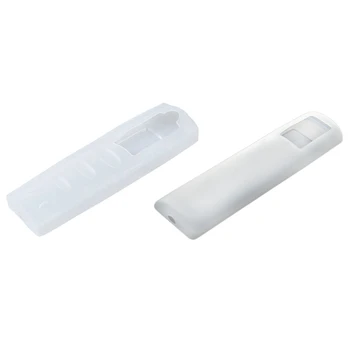

2 Pcs Protective Silicone Case Skin Cover for the TV Air Condition Remote Control White, 18.5Cm & 21Cm