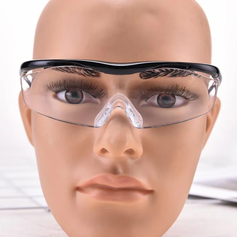 Blue Film Resin Reading Glasses Big Vision Hyperopia Eyeglasses