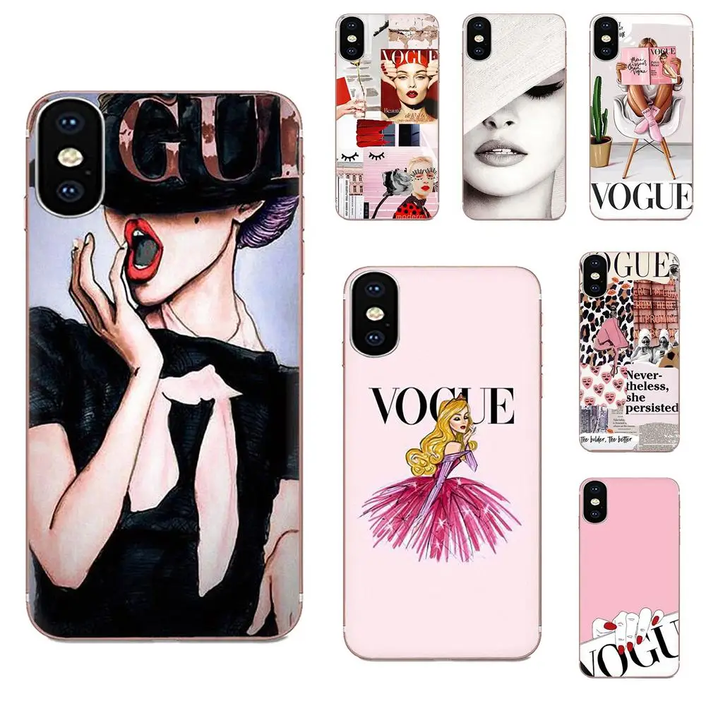 Мягкий чехол для мобильного телефона Vogue Lady's Journey HTC Desire 530 626 628 630 816 820 830 One A9 M7 M8 M9