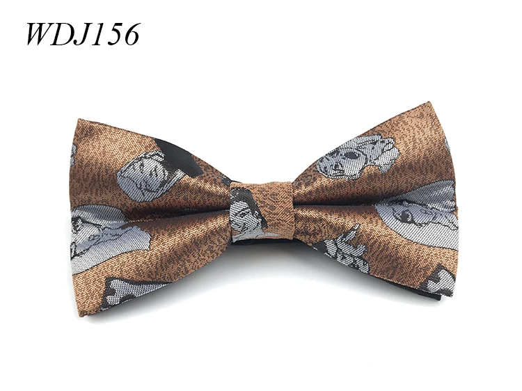 Party Wedding Bow Tie for Men Luxury Polyester Woven Mans Bowtie