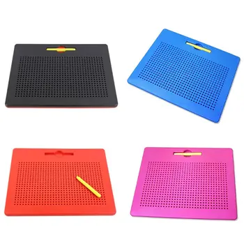 

Magnetic Tablet Number Steel Bead Drawing Board with Stylus Educational Writing Toy for Kid