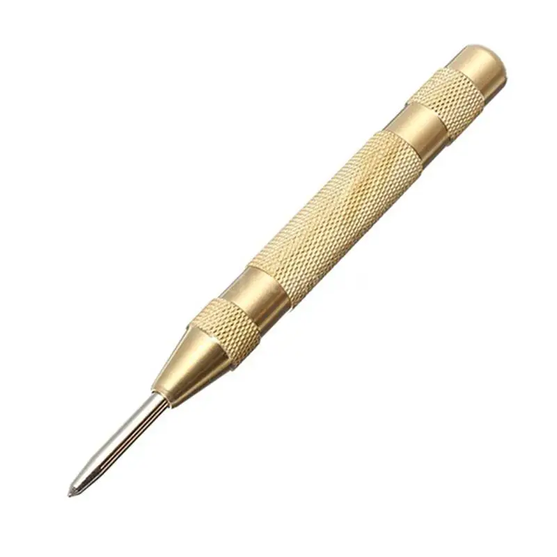 WINOMO Golden Center Drill Bit Automatic Pin Punch Spring Loaded Marking Starting Holes Tool For Wood Press Dent Marker Woodwork WINOMO Golden Center Drill Bit Automatic Pin Punch Spring Loaded Marking Starting Holes Tool For Wood Press Dent Marker Woodwork