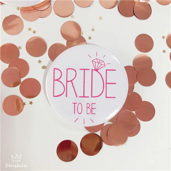 Невеста To Be Team невесты створки девичник девушки для свадебной вечеринки декоративное кольцо принадлежности для вечеринки-девичника DT64 - Цвет: pink bride