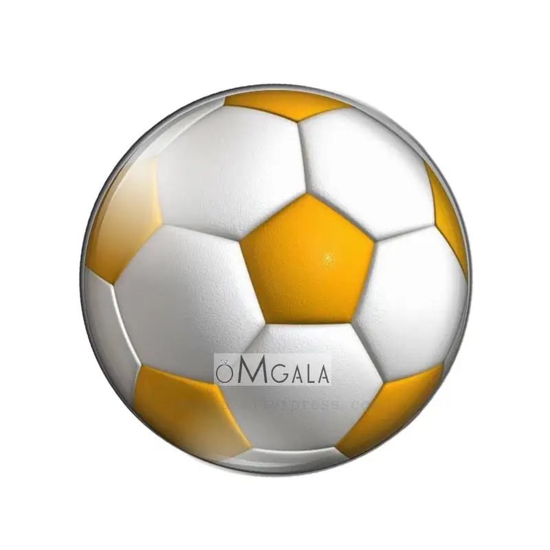 Sport Football Basketball Drawings 10pcs 8mm/10mm12mm/18mm/20mm/25mm Round photo glass cabochon demo flat back Making findings 
