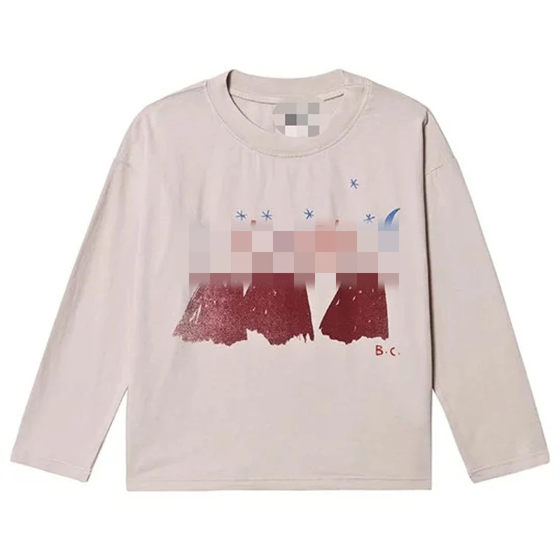 Предпродажа, ZMHYAOKE-BO CH*, г. Осенние Рубашки для маленьких мальчиков футболка для маленьких девочек модная одежда для маленьких мальчиков детская одежда, топы для девочек - Color: Color 5