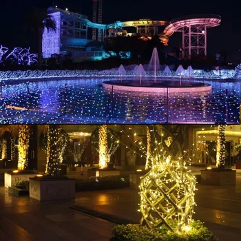 

10M 100Leds 20M 200Leds String Light Christmas Tree Fairy String Lights Chain Xmas Wedding Party Holiday Lighting
