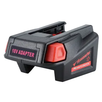 

Adapter Converter Plastic Case Charging Protection Circuit Board for Milwaukee M18 18V Li-ion Battery to V18 Battery