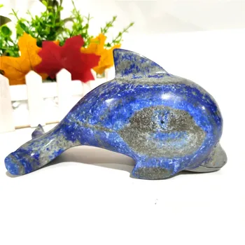 

Hand Carved Exquisite Beautiful Natural Lapis Lazuli Crystal Dolphin ZJP