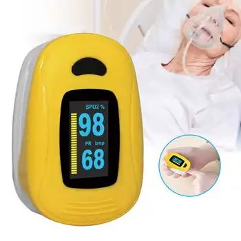 

Fingertip Pulse Oximeter SPO2 PR Blood Oxygen Meter With OLED Display Health Care Tester