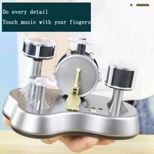 

Creative exqusite Mini musician conversion drum kit finger touch Mini drum blow gadget finger music box for friends