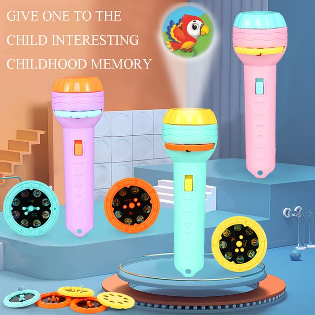 Baby Sleeping Story Book Flashlight Projector Torch Lamp Toy Early Education Toy for Kid Holiday Birthday Xmas Gift Light Up Toy 1
