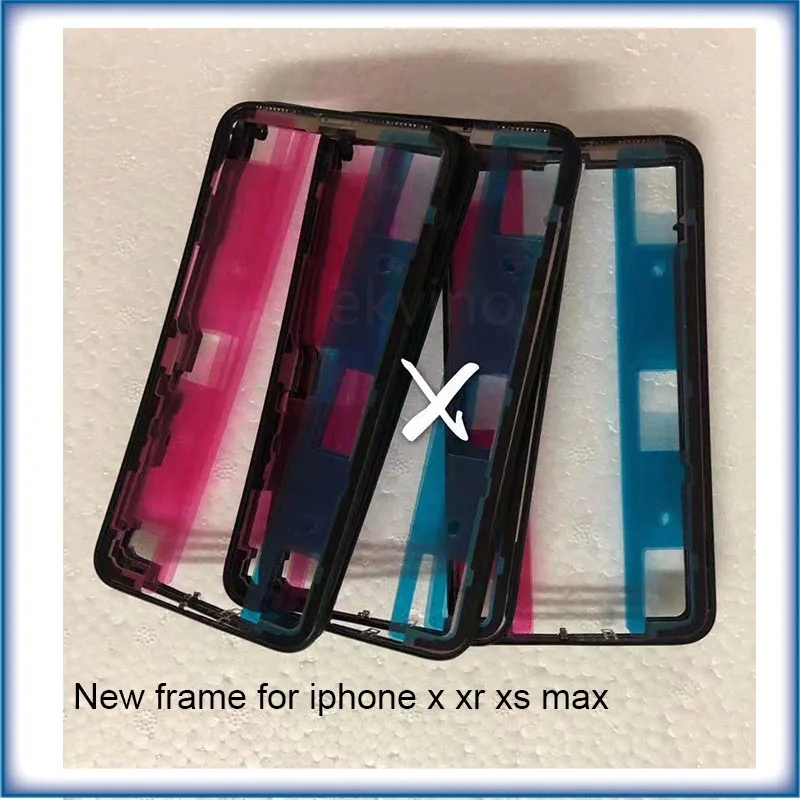 Новая передняя рамка корпуса для iphone X XR XS MAX задняя средняя с боковыми кнопками