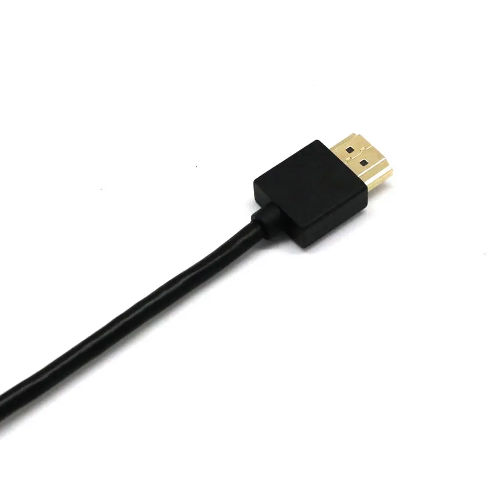 Черный Ультратонкий Тонкий HDMI кабель для BluRay DVD PS3 HD tv xbox LCD HD tv PC 1080P