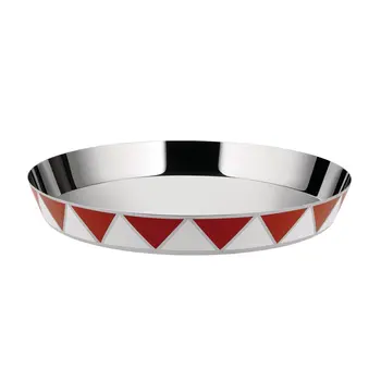 

Alessi MW56 Circus Vassoio Rotondo in Acciaio Inossidabile 18/10, Multicolore