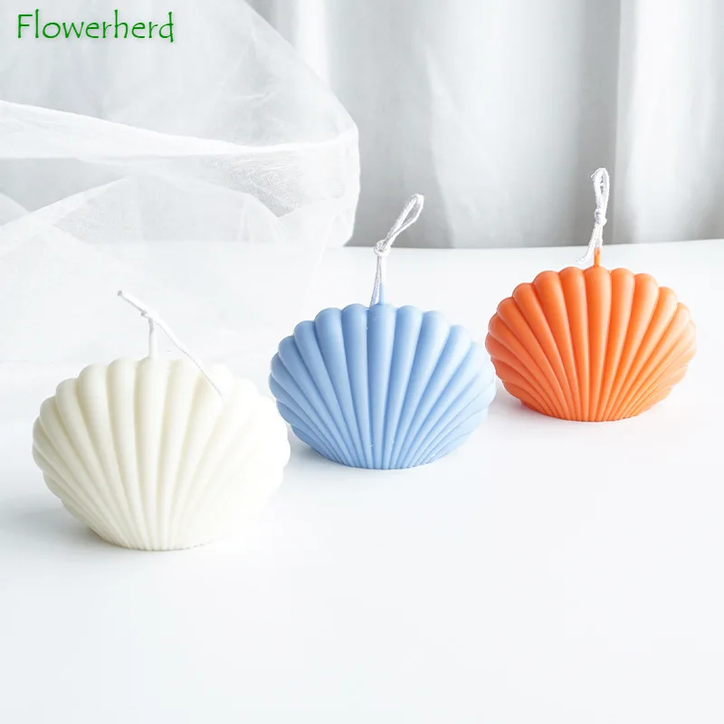 Candle Mold DIY,Scented Candle Mold Seashell Scallop Shell 9.5x5.5cm/3.7x2.1 Inch DIY Plastic Handmade Soap Mould For Making Candles Beach Wedding Favor Decor Candle Mold DIY,Scented Candle Mold Seashell Scallop Shell 9.5x5.5cm/3.7x2.1 Inch DIY Plastic Handmade Soap Mould For Making Candles Beach Wedding Favor Decor