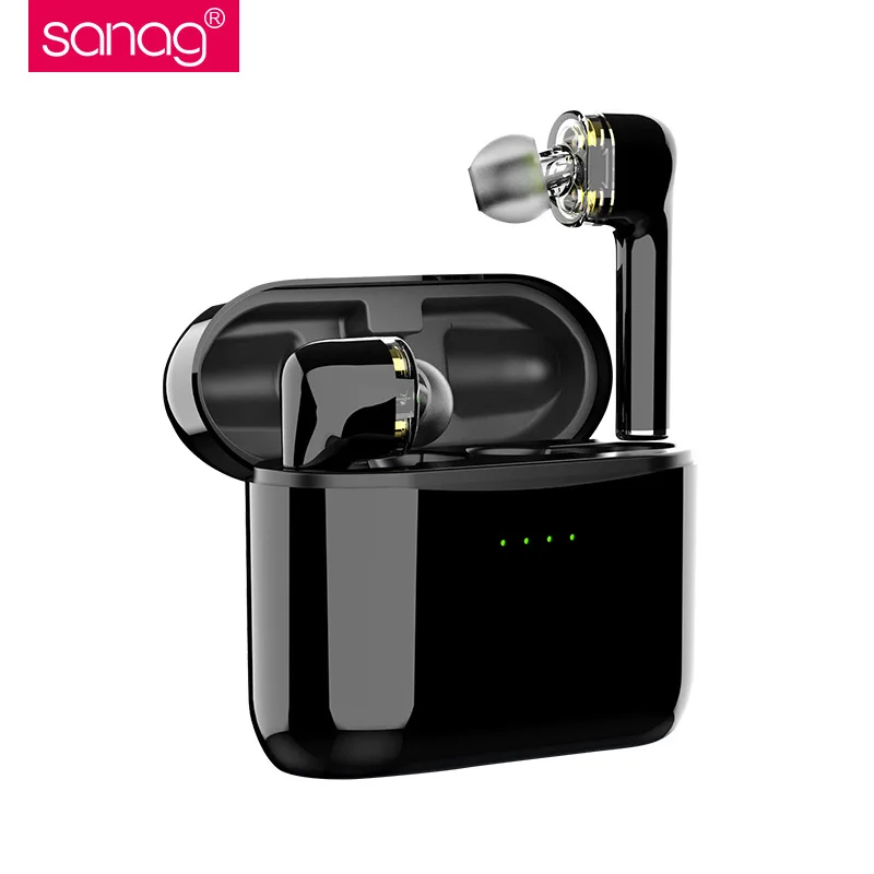 Sanag Беспроводные наушники с двумя динамическими кругами Bluetooth 5 0 Hi-Fi стерео